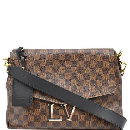 LOUIS VUITTON Beaubourg MM Damier Ebene Shoulder Bag Brown
