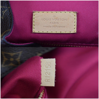 LOUIS VUITTON Graceful MM Monogram Canvas Shoulder Bag Brown
