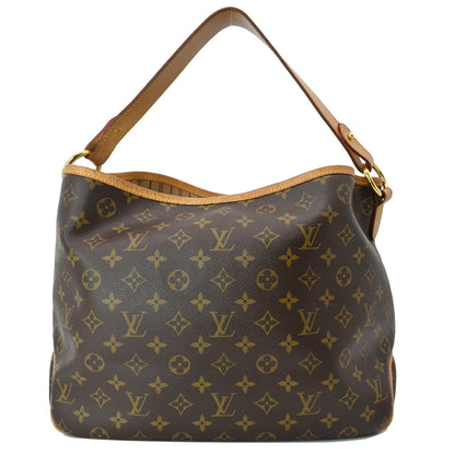 LOUIS VUITTON Delightful PM Monogram Canvas Shoulder Bag Brown
