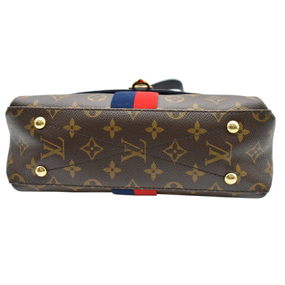 LOUIS VUITTON Georges BB Monogram Canvas Shoulder Bag Brown