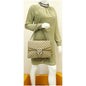 GUCCI Dionysus Medium GG Supreme Monogram Shoulder Bag Taupe
