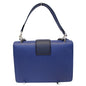 PRADA Saffiano Leather Blue Shoulder Bag - 15% OFF