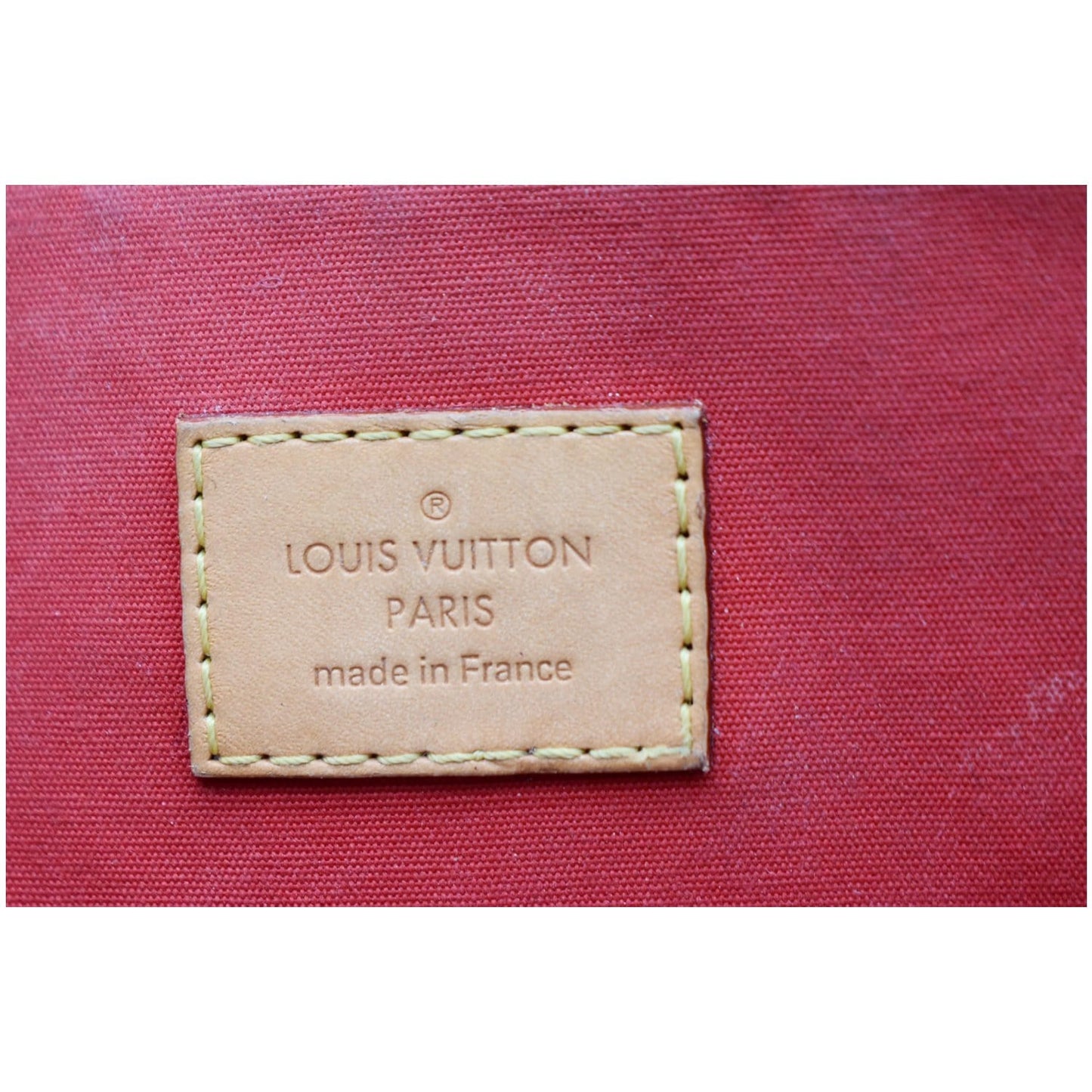 LOUIS VUITTON Montebello MM Monogram Vernis Shoulder Bag Cerise