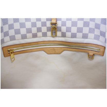 LOUIS VUITTON Beach Cabas GM Damier Azur Shoulder Bag White
