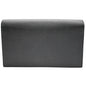 YVES SAINT LAURENT Kate Pebbled Leather Clutch Wallet Black