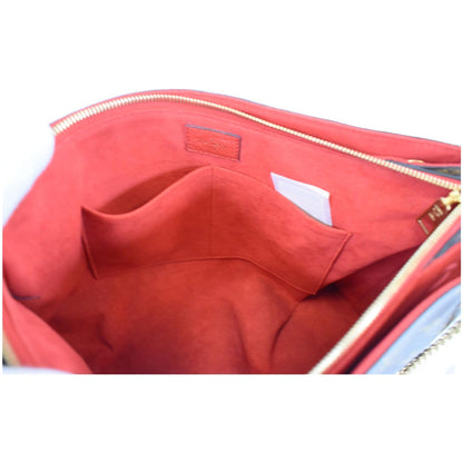 LOUIS VUITTON Surene MM Monogram Canvas Shoulder Bag Cerise