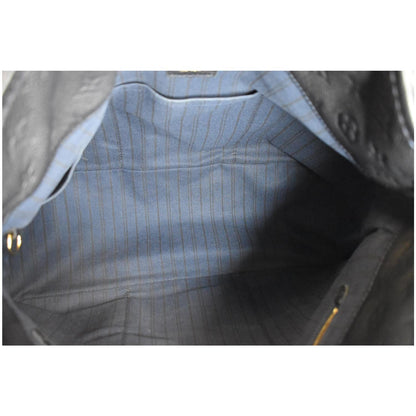 LOUIS VUITTON Artsy MM Empreinte Leather Shoulder Bag Blue