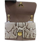 LOUIS VUITTON Python Very Chain Leather Shoulder Bag Taupe
