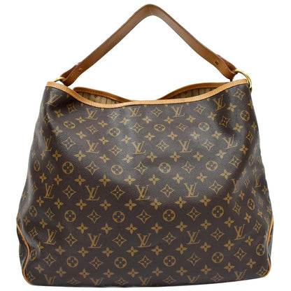 LOUIS VUITTON Delightful GM Monogram Canvas Shoulder Bag Brown