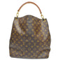 LOUIS VUITTON Metis Hobo Monogram Canvas Shoulder Bag Brown