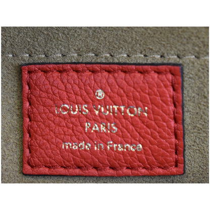 LOUIS VUITTON Marignan Monogram Canvas Messenger Shoulder Bag Coquelicot