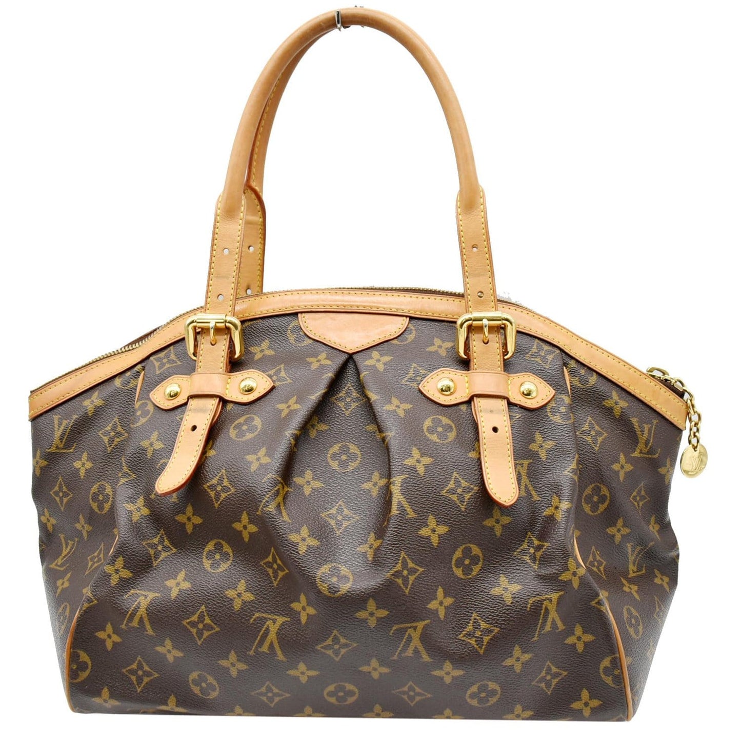 LOUIS VUITTON Tivoli GM Monogram Canvas Shoulder Bag Brown