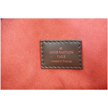 LOUIS VUITTON Trevi GM Damier Ebene Shoulder Bag Brown