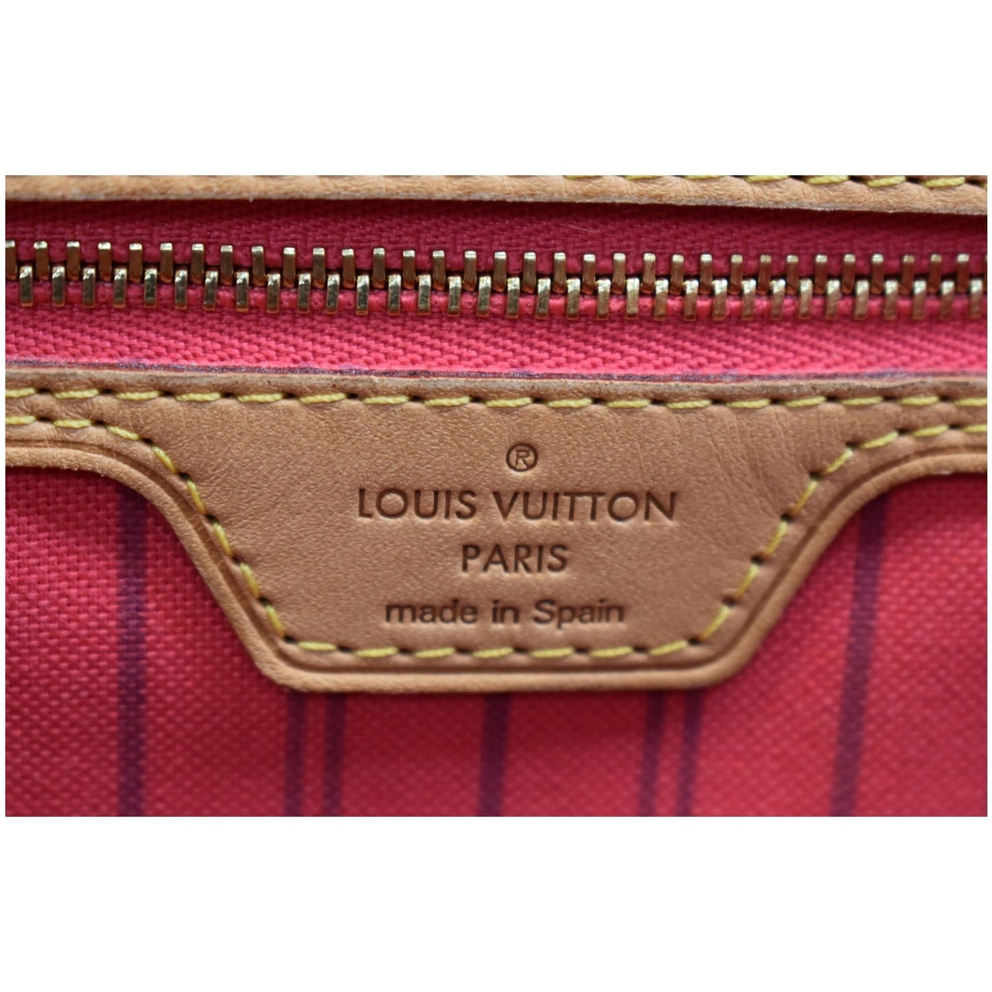 LOUIS VUITTON Neverfull MM V Grenade Monogram Canvas Shoulder Bag Brown