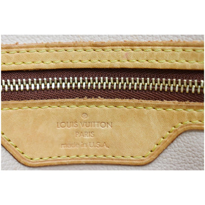 LOUIS VUITTON Marais Bucket Monogram Canvas Shoulder Bag Brown