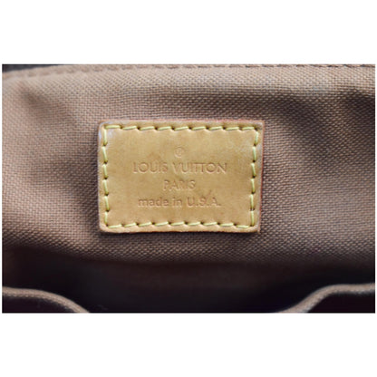 LOUIS VUITTON Palermo PM Monogram Canvas Shoulder Bag Brown