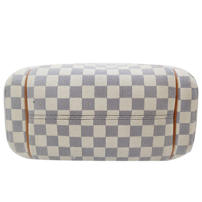 LOUIS VUITTON Totally PM Damier Azur Shoulder Bag White