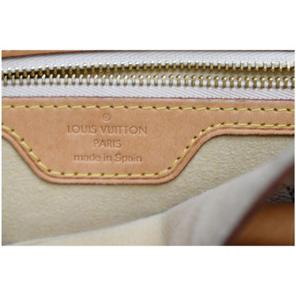 LOUIS VUITTON  Hampstead PM Damier Azur Shoulder Bag White