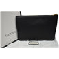 GUCCI Large Ophidia GG Leather Pouch Clutch Bag Black 517551