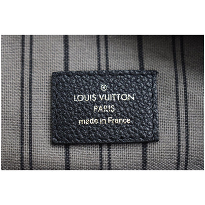 LOUIS VUITTON Speedy 30 Bandouliere Monogram Empreinte Leather Shoulder Bag Black