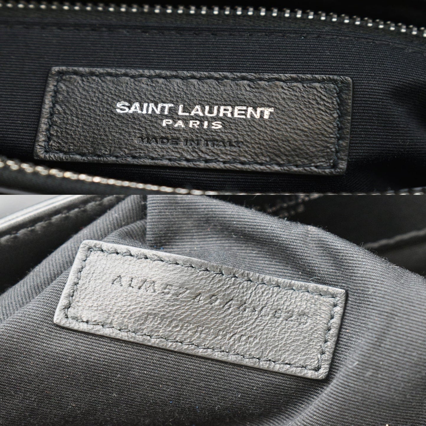 YVES SAINT LAURENT Medium Loulou Matelasse Leather Chain Shoulder Bag Black
