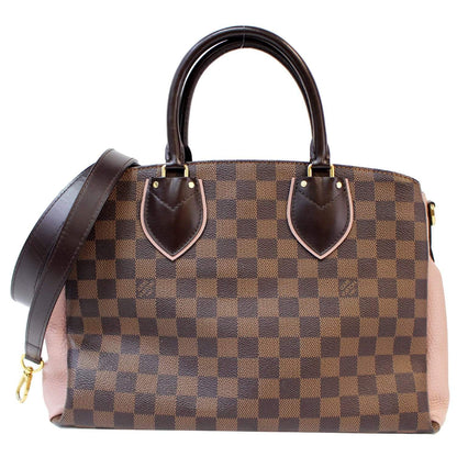LOUIS VUITTON Normandy Damier Ebene Shoulder Bag Brown