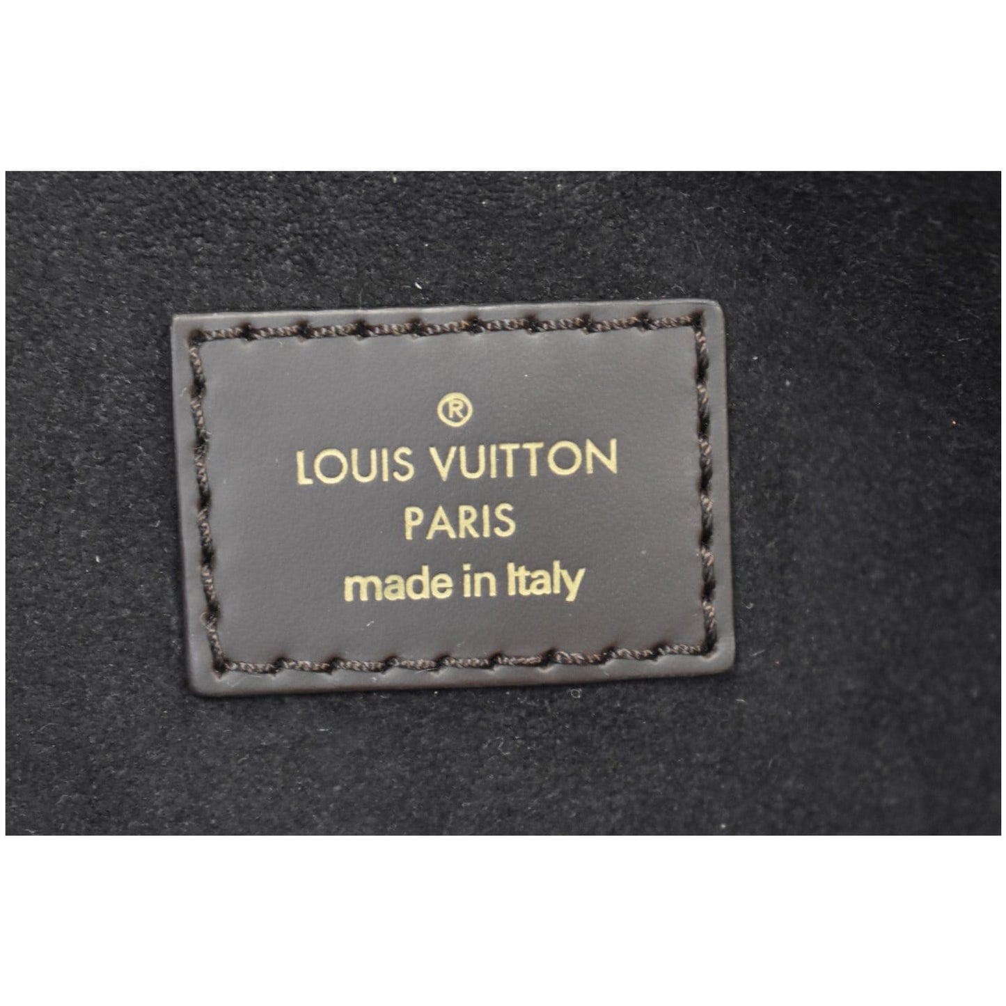 LOUIS VUITTON Normandy Damier Ebene Shoulder Bag Brown