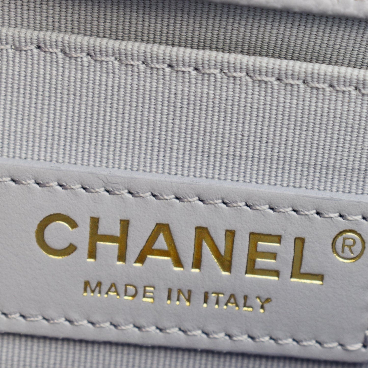 CHANEL CC Boy Small Caviar Leather Shoulder Bag Lavender