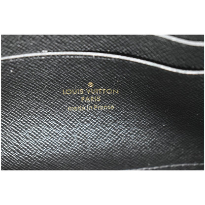 LOUIS VUITTON Double Zip Pochette Reverse Monogram Giant Shoulder Bag Brown