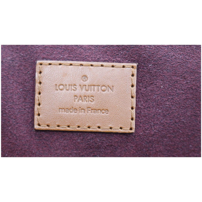 LOUIS VUITTON Belmont Damier Ebene Shoulder Bag Brown