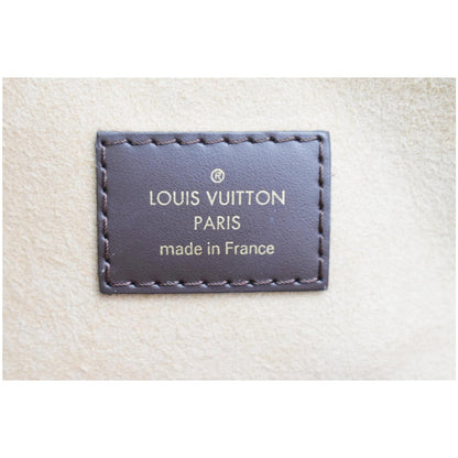 LOUIS VUITTON Normandy Damier Ebene Shoulder Bag Brown