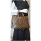 LOUIS VUITTON Pallas Monogram Canvas 2Way Shoulder Bag Brown
