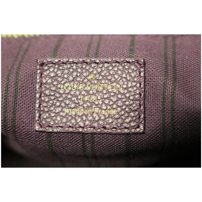 LOUIS VUITTON Citadine PM Monogram Empreinte Leather Shoulder Bag Plum