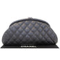 CHANEL Timeless Caviar Quilted Leather Clutch Black