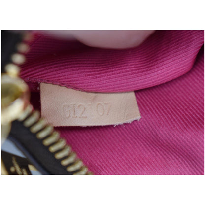 LOUIS VUITTON Lorette Monogram Canvas Shoulder Bag Brown