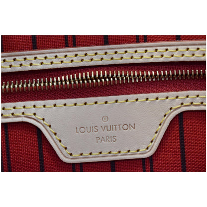 LOUIS VUITTON Neverfull MM Monogram Canvas Shoulder Bag Brown