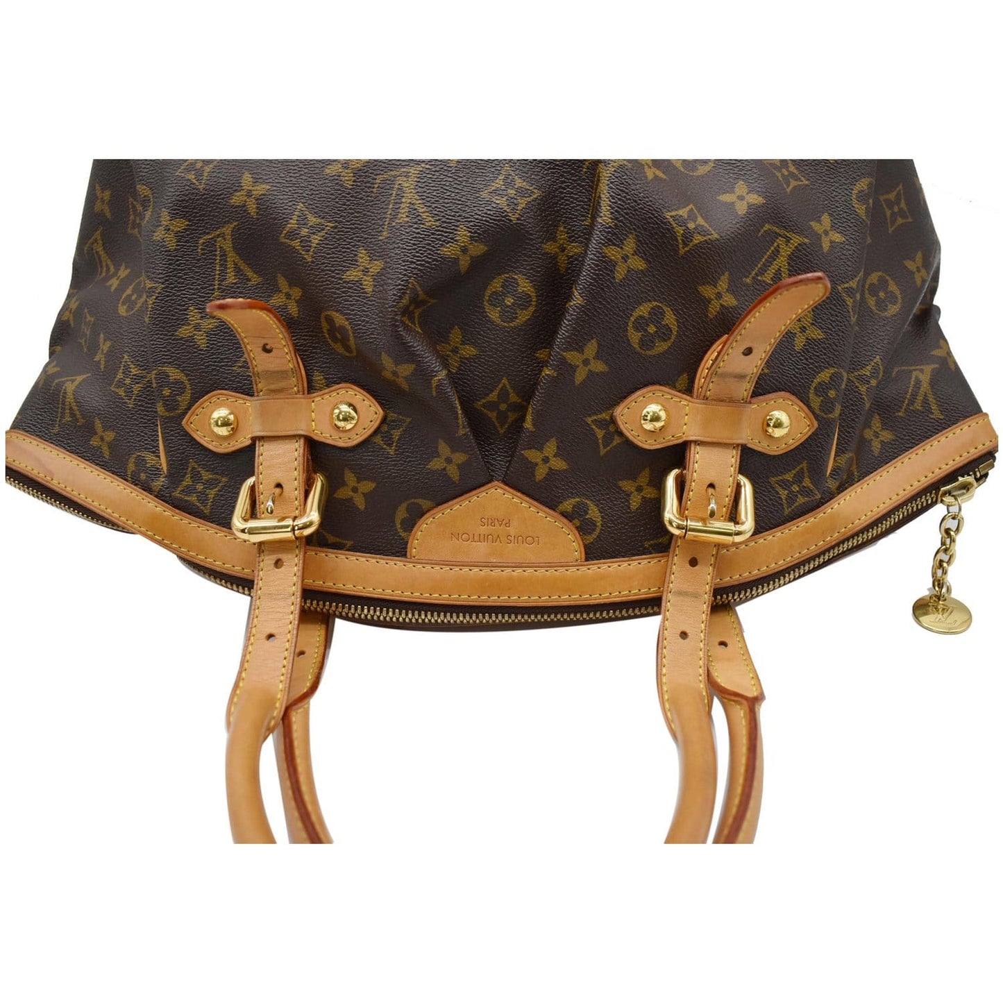 LOUIS VUITTON Tivoli GM Monogram Canvas Shoulder Bag Brown