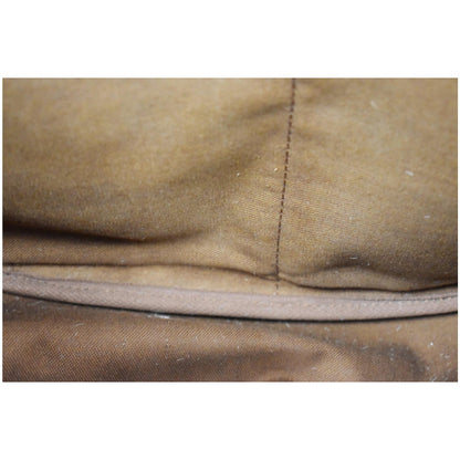 LOUIS VUITTON Saumur 35 Monogram Canvas Shoulder Bag Brown