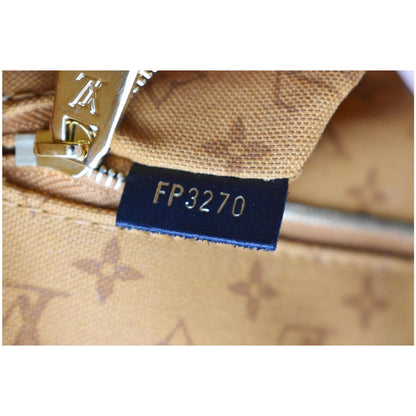 LOUIS VUITTON Onthego GM Crafty Monogram Giant Canvas Shoulder Bag Caramel
