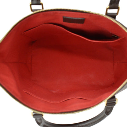 LOUIS VUITTON Siena MM Damier Ebene Shoulder Bag Brown