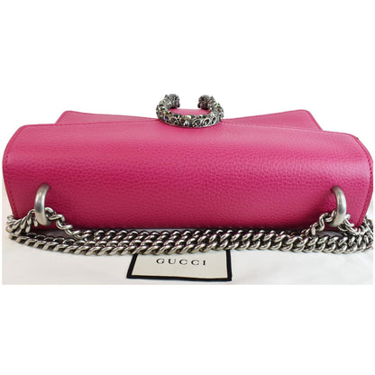 GUCCI Dionysus Small Leather Shoulder Bag 400249 Pink