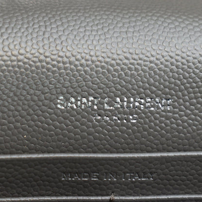 YVES SAINT LAURENT Small Kate Tassel Leather Shoulder Bag Grey - Hot Deals