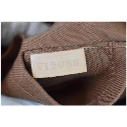 LOUIS VUITTON Odeon MM Monogram Canvas Shoulder Bag Brown