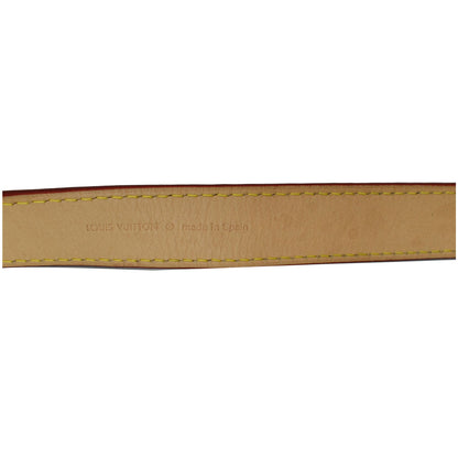 LOUIS VUITTON Adjustable Leather Shoulder Strap Brown