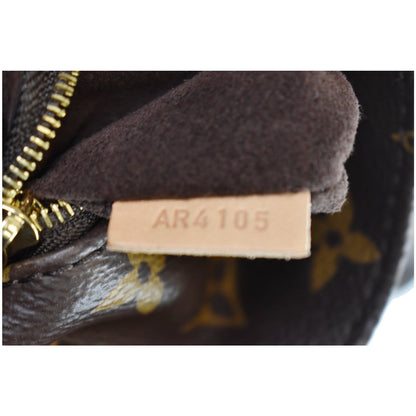 LOUIS VUITTON Metis Hobo Monogram Canvas Shoulder Bag Brown