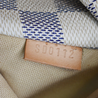 LOUIS VUITTON Totally PM Damier Azur Shoulder Bag White