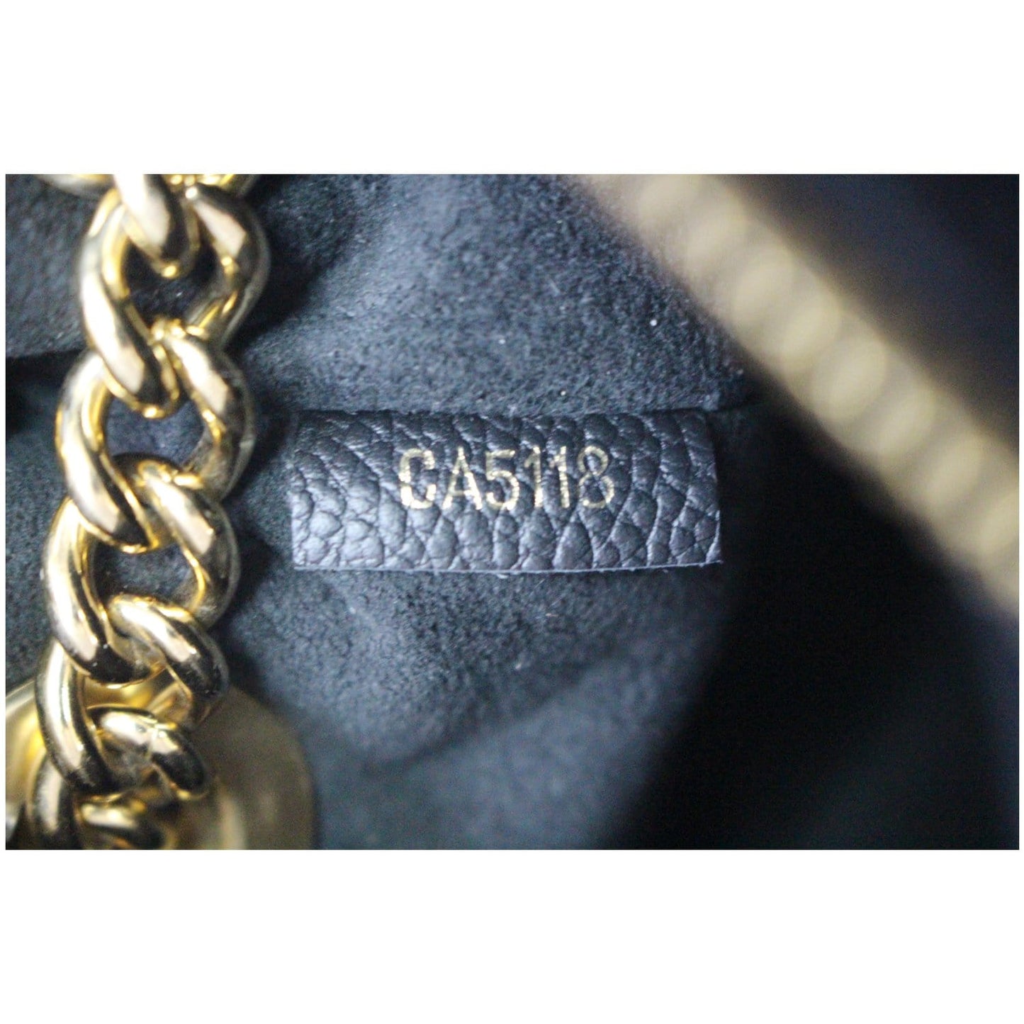 LOUIS VUITTON Surene BB Monogram Empreinte Shoulder Bag Black