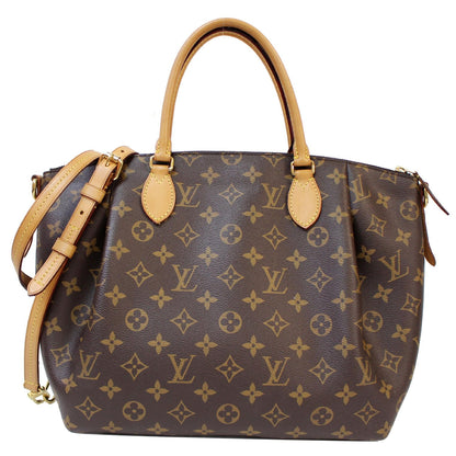 LOUIS VUITTON Turenne MM Monogram Canvas 2Way Shoulder Bag Brown