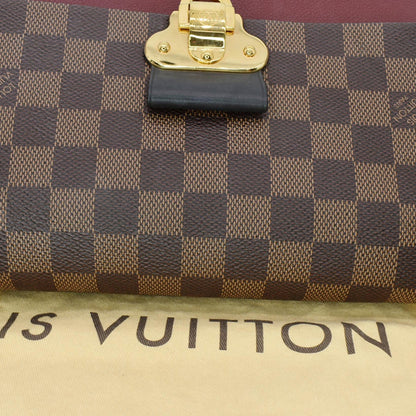 LOUIS VUITTON Vavin PM Damier Ebene Shoulder Bag Brown