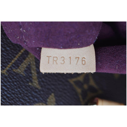 LOUIS VUITTON Montaigne GM Monogram Canvas Shoulder Bag Brown